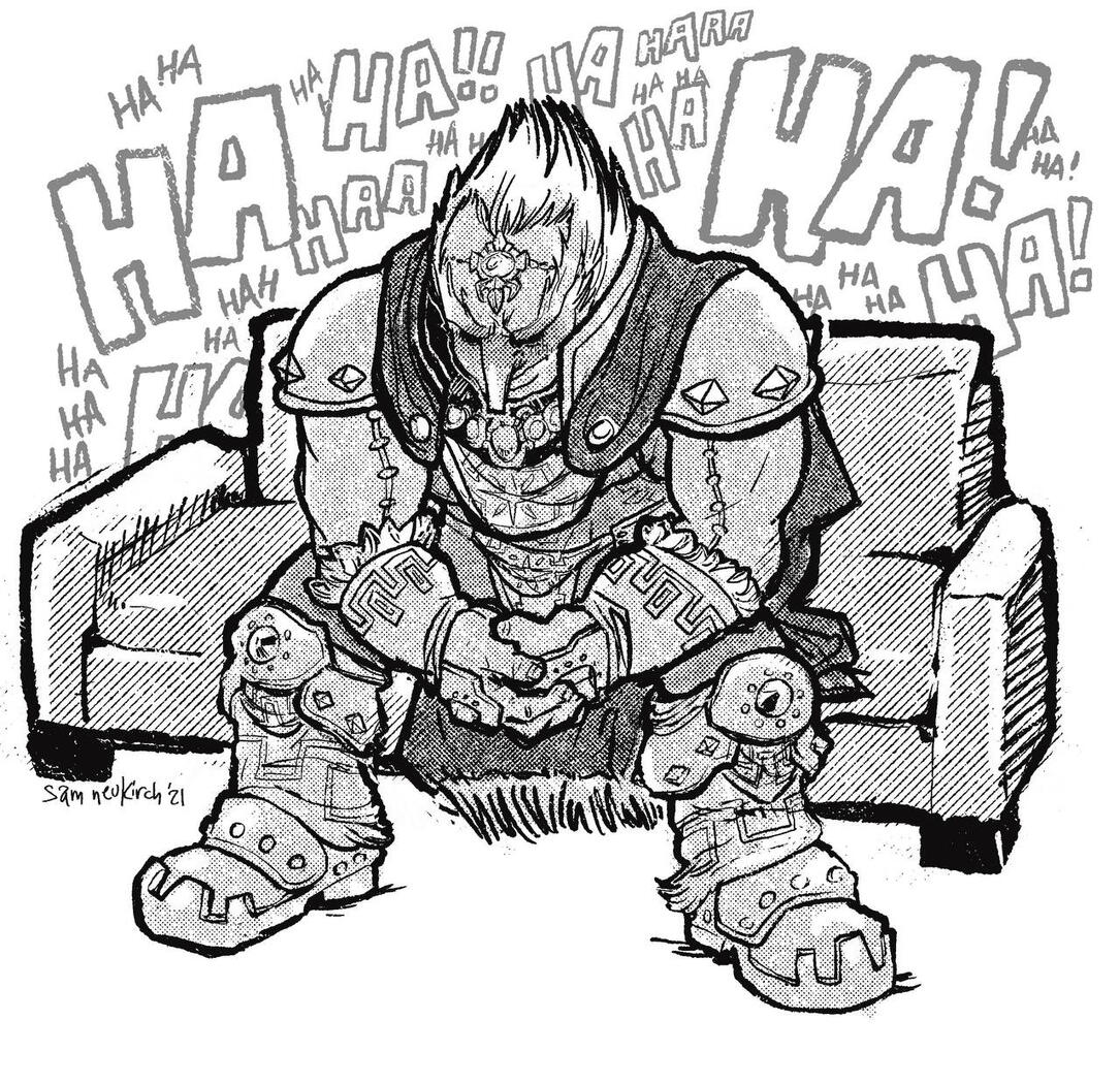 Gandondorf from the Legend of Zelda