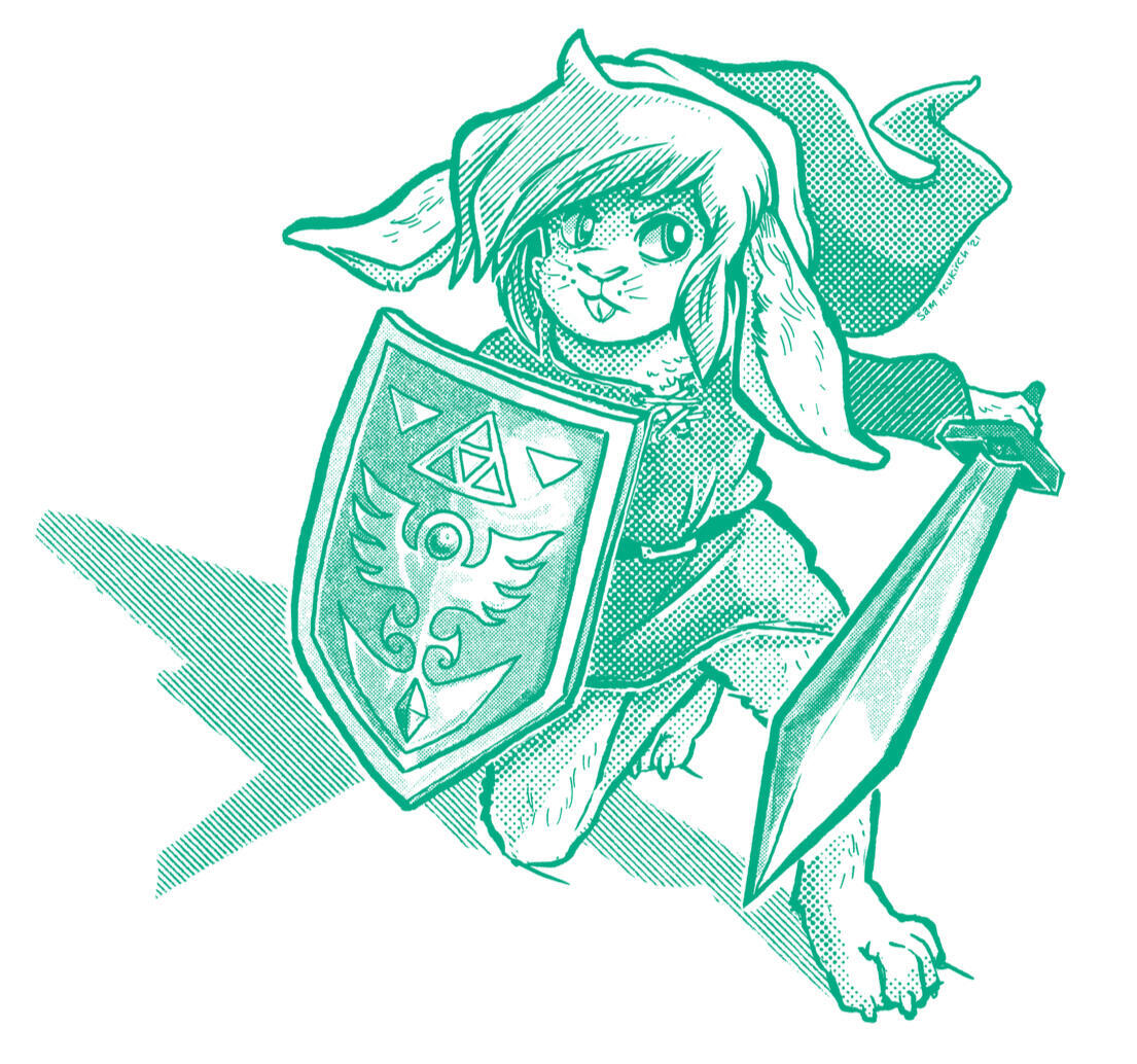 Bunny Link from Link to the Past